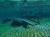 Underwater sculpture park