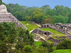 Palenque - sinaunang lungsod ng Mayan, Mexico